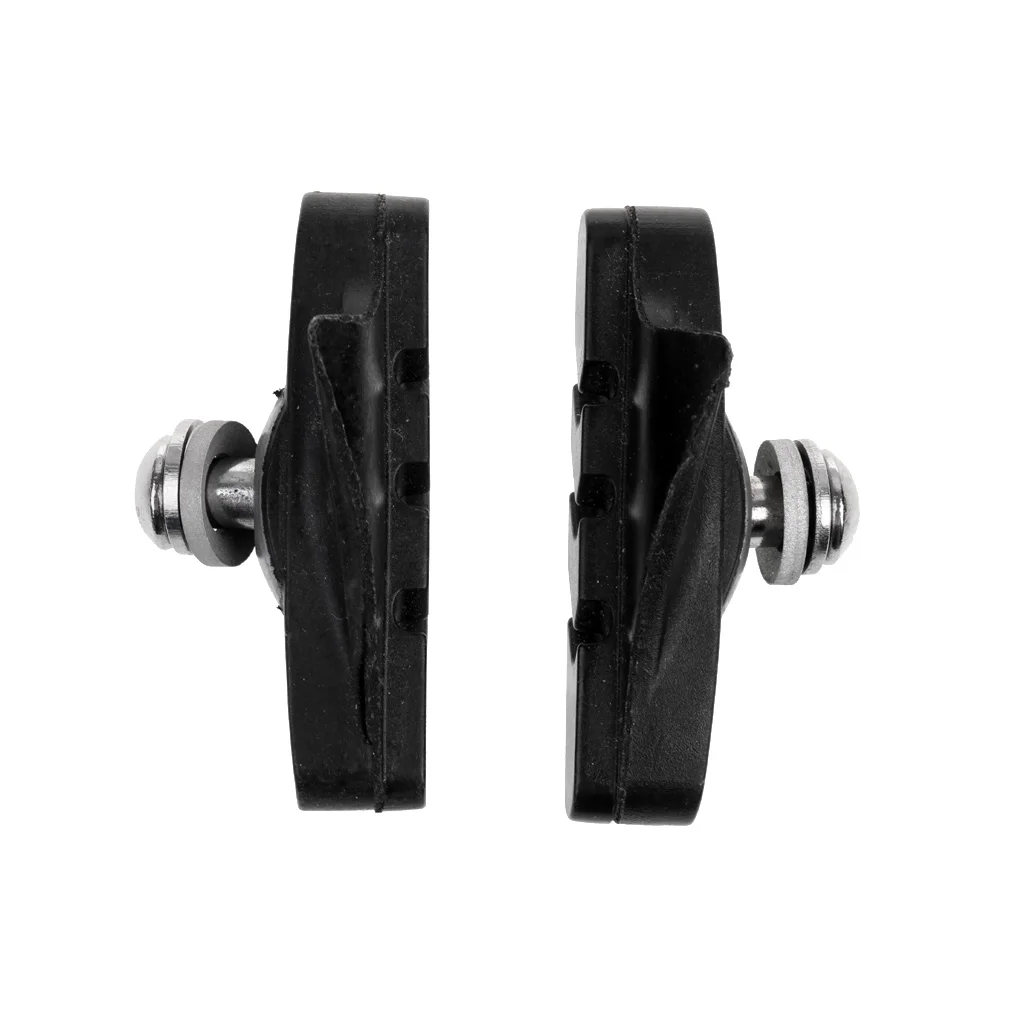 2Pcs Black Brake Pads Blocks Holder Shoes Road Racer Bike Bicycle Rubber Block 52mm Bicycle Fixed Gear for Road Bike