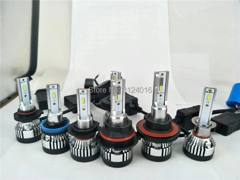 

2PC X High quality LED car headlamp 60W KIT H13 9008 3color per bulb Headlight 3000K 4300K 6000K By touch switch