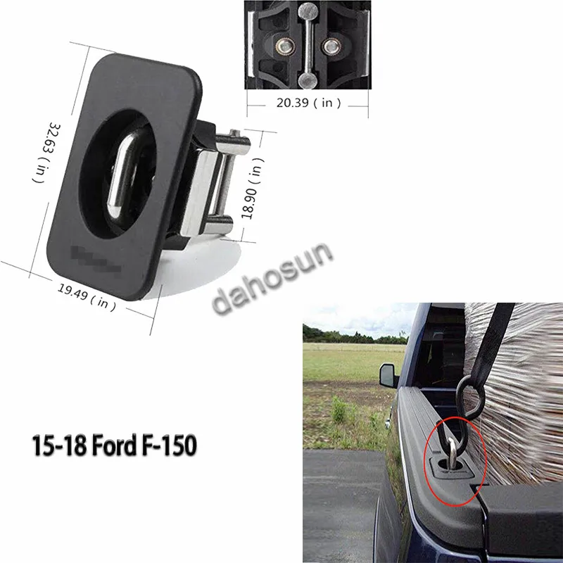 

1pair x dahosun high quality Fixed buckle Anchor Toggle Clip Lock for 15-18 Ford F-150 F150 Pick-up truck