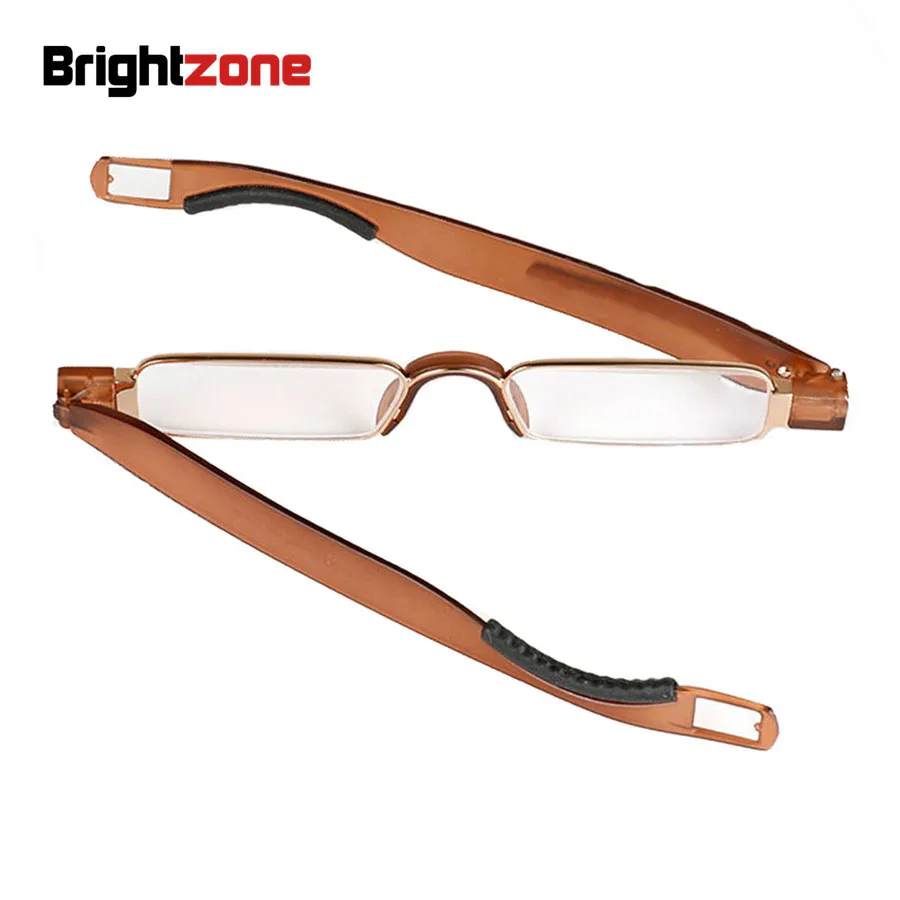 Portable 360 Degree Rotation Folding Reading Glasses Men Women Foldable Glass Presbyopic Glasses +1.0 to+4.0