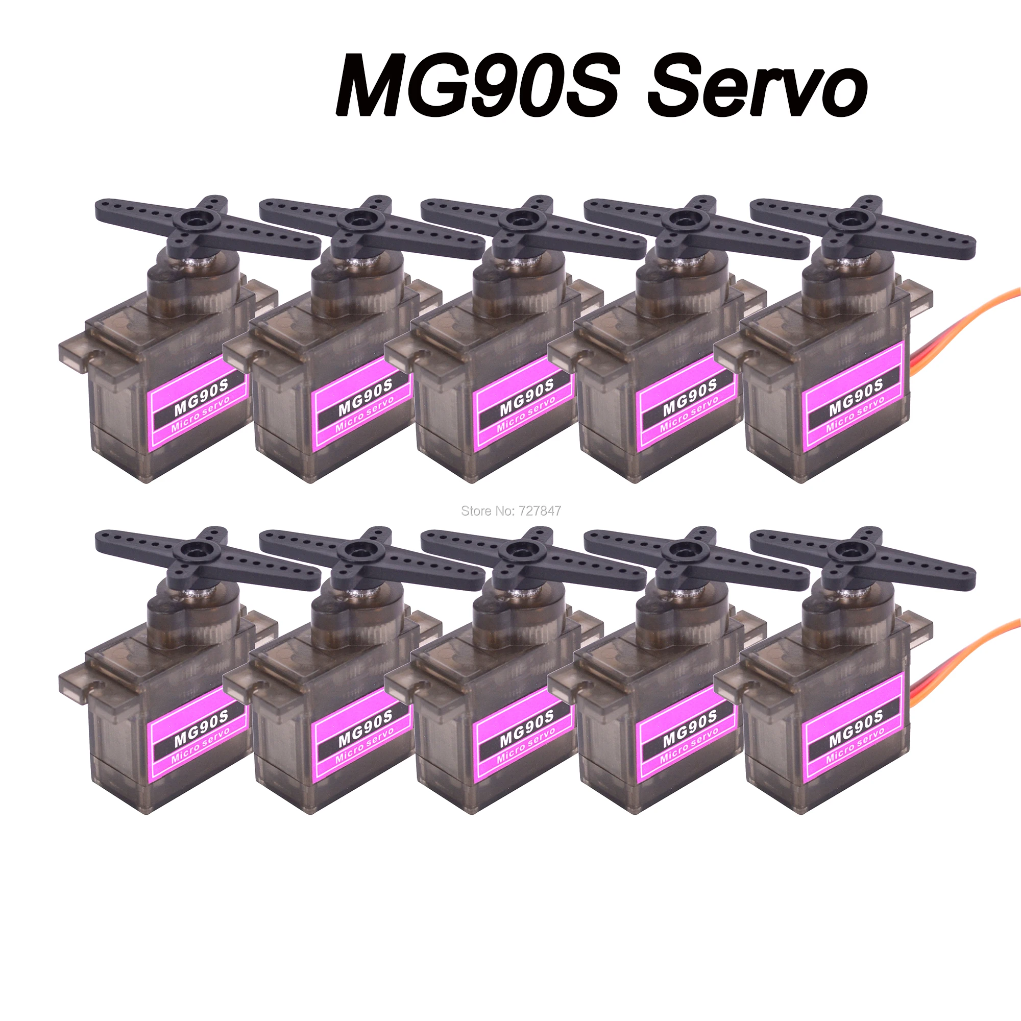 NEW MG90S Servo Metal Gear Digital 9g Servo SG90 For Rc Helicopter Plane Boat Car MG90 9G