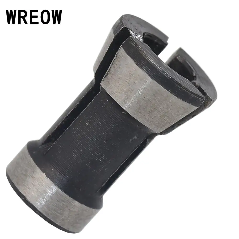 6/6.35/8mm HSS Collet Chuck Conversion Sleeve Adapter Head Converter for Trimming Machine Electric Woodwork Router Clamp Holder