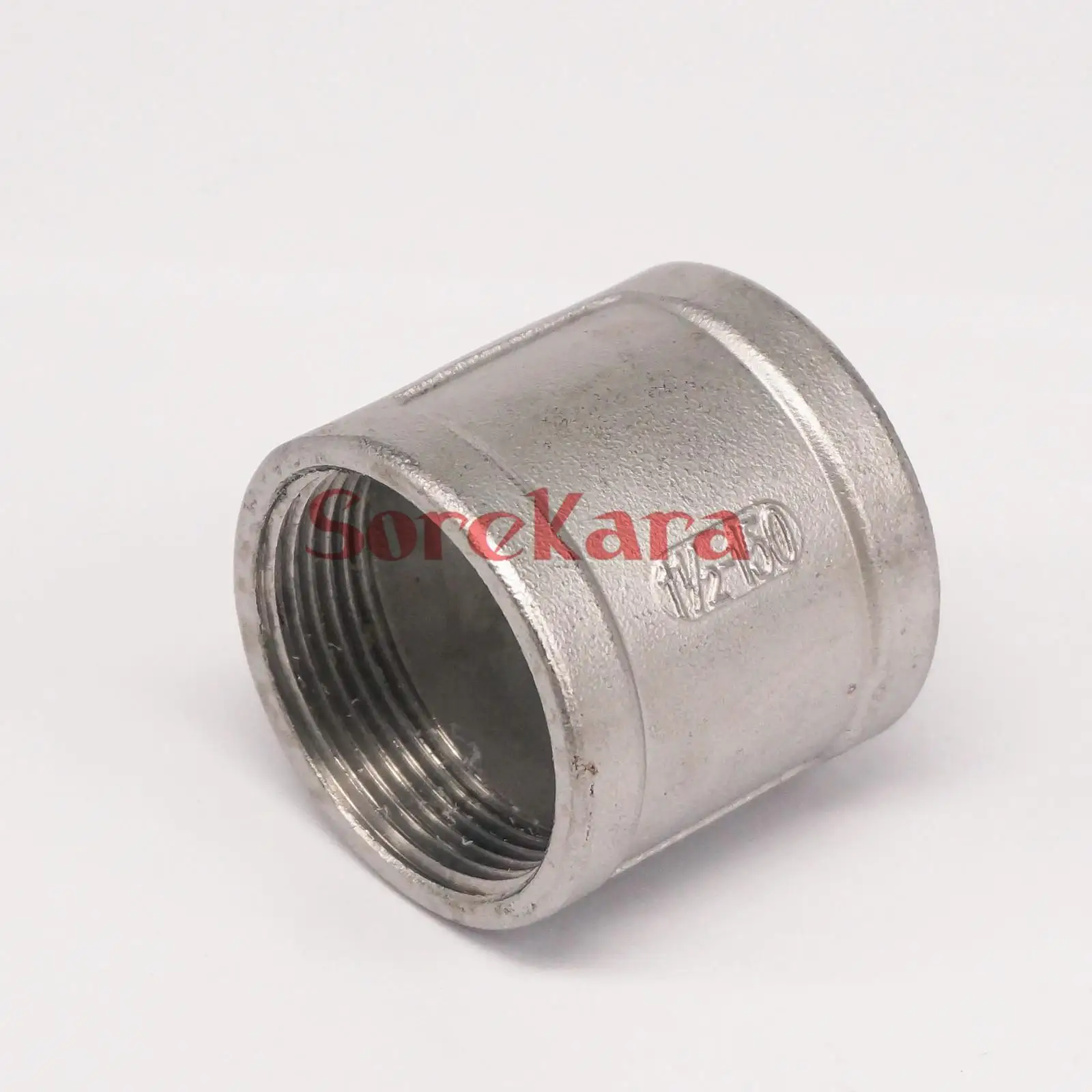 2" BSP Equal Female Thread Casting 304 Stainless Pipe Fitting Coupling Connector water oil Air