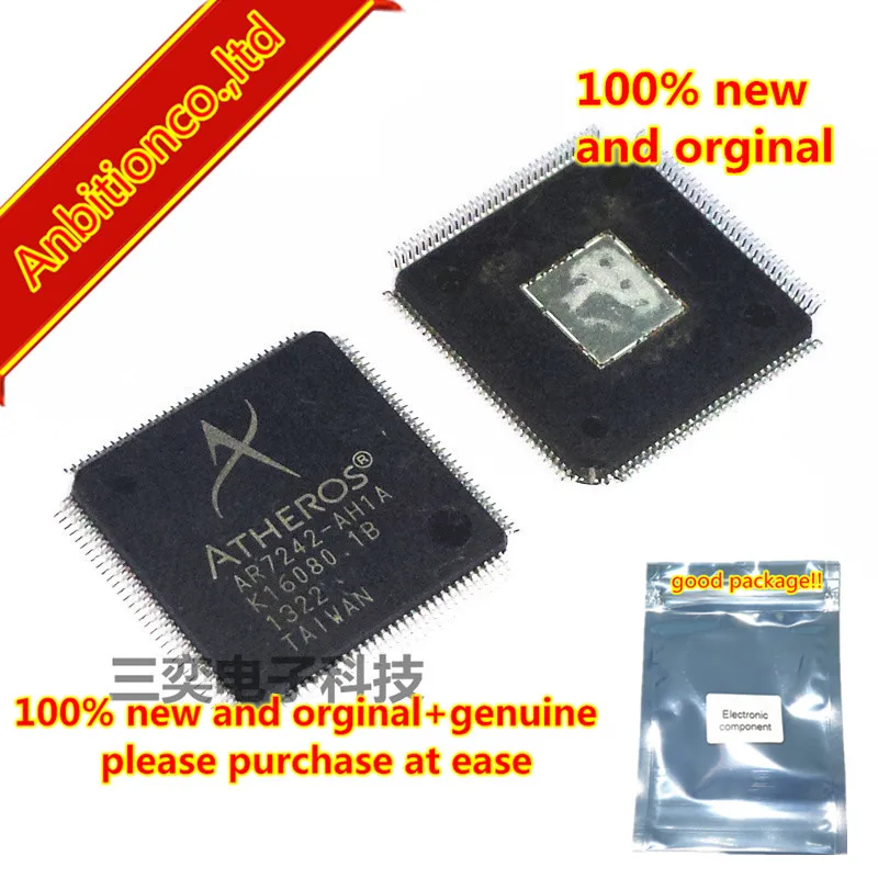 2pcs 100% new and orginal AR7242-AH1A QFP-128 in stock