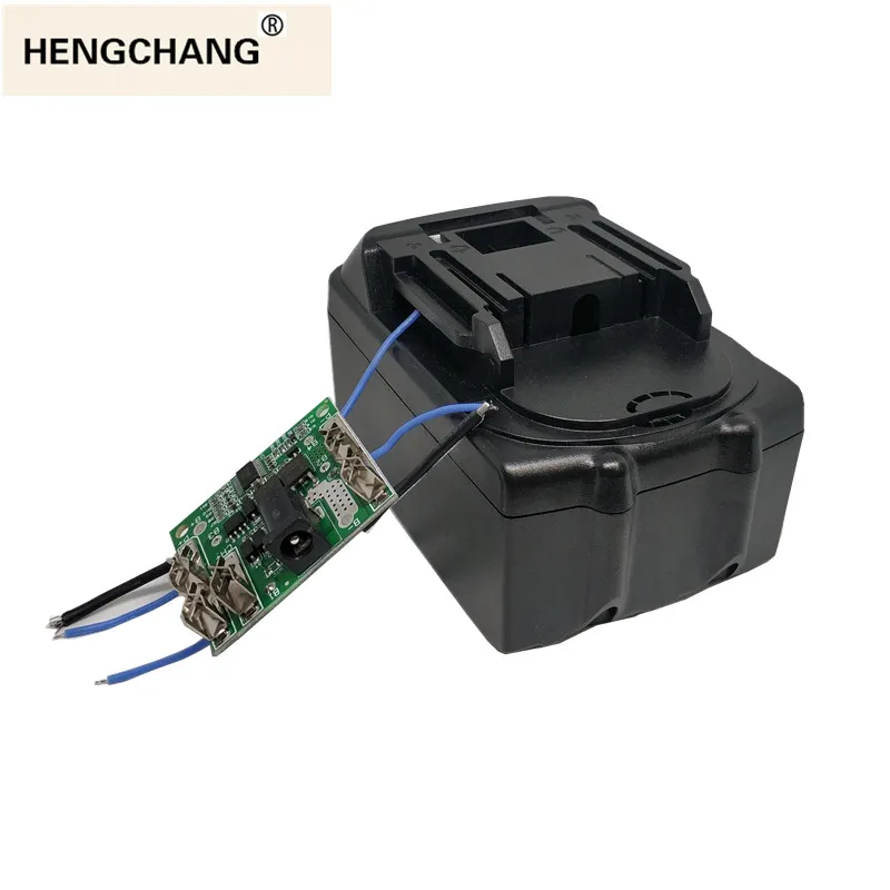 18V Power Tools Battery Case with BMS 21v Box Wireless Electric Angle Grinder  Cutting 18650 Holder Li-Ion