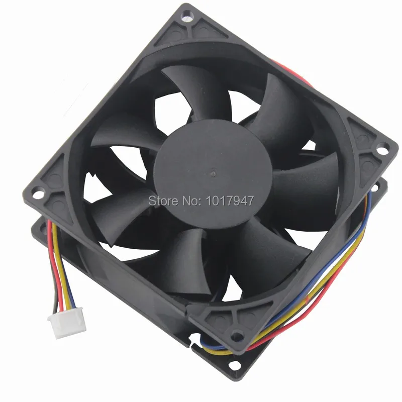 5 pieces lot DC Computer Cooler PC CPU Cooling Fan 12V 4Pin 9238 92x92x38mm 90mm 9cm FG PWM Ball