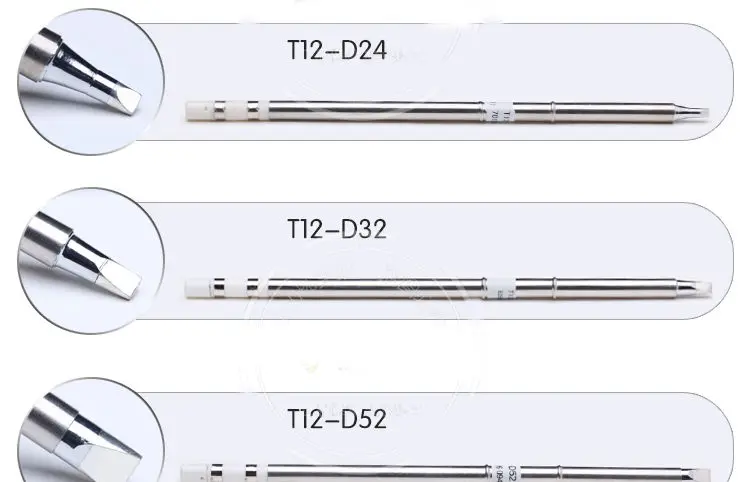 Punte del saldatoio di serie T12 per il regolatore di temperatura FX951 FX-952 del commutatore di vibrazione della maniglia LED di HAKKO T12