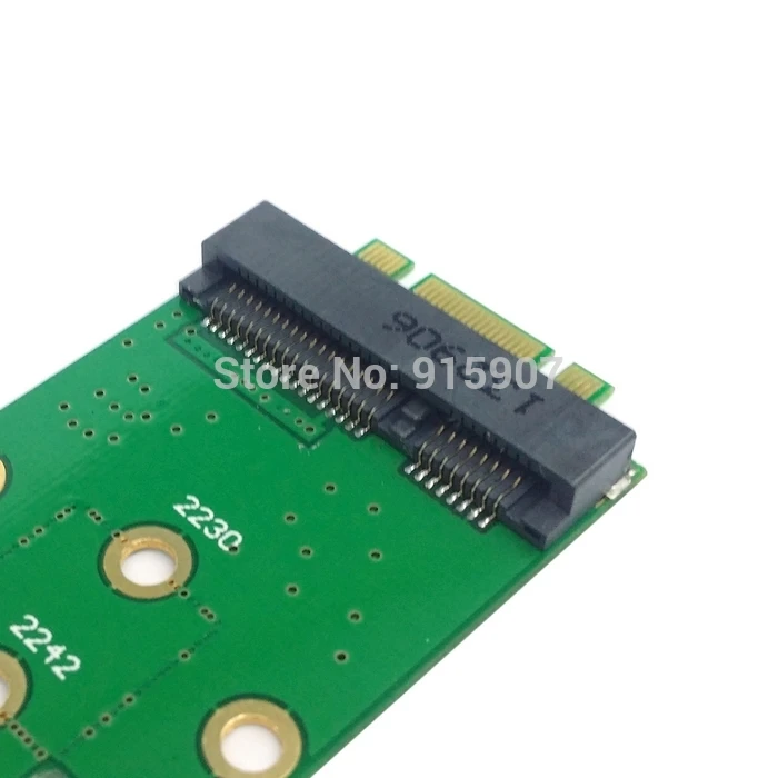 Cablecc Mini NGFF M.2 B Key SATA-Dựa SSD Sang PCI-e MSATA Adapter Thẻ 2230 2242 2260/80MM
