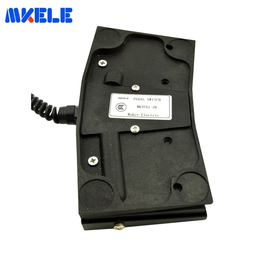 IMC Hot SPDT Nonslip Rubber Metal Industrial Momentary Electri Power Double Foot Pedal Switch Since Reset  Limit Controller