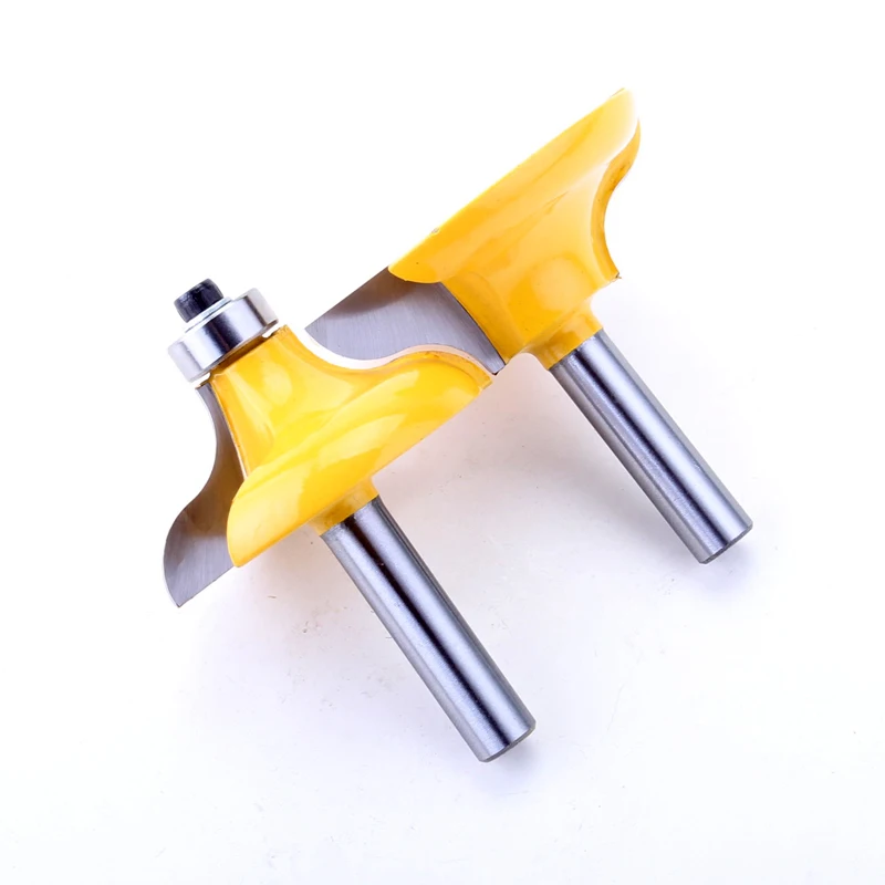 2PC 8mm Shank Entry Door for Long Tenons Router Bit woodworking cutter woodworking bits Tenon Cutter for Woodworking Tools