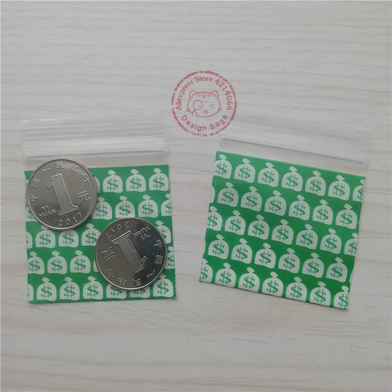 أكياس بولي صغيرة بسحاب ، 100 قطعة ، أكياس تخزين بلاستيكية (4 أنماط ، 6-15 مقاسًا للاختيار) # H44