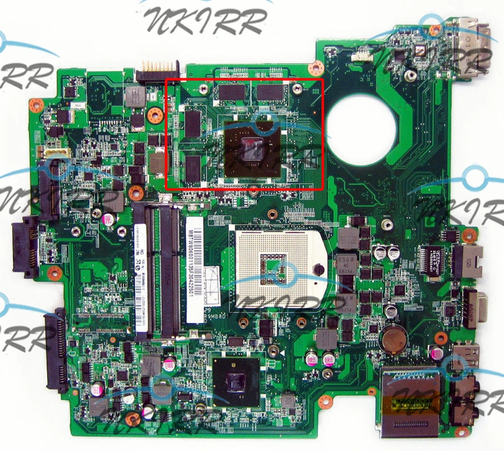 

100% Working MB.TW806.001 MBTW806001 DA0ZR9MB8D0 DA0ZR9MB8D1 REV:D S989 DDR3 1GB MotherBoard for Travelmate 8572 8572T 8572G