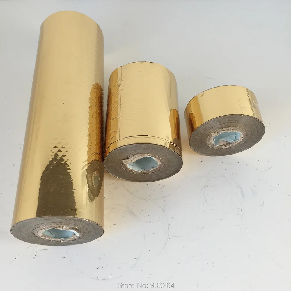 Multi Color Light Gold Hot Stamping Foil Roll Used for Hand Bag PVC Film Paper Free Shipping