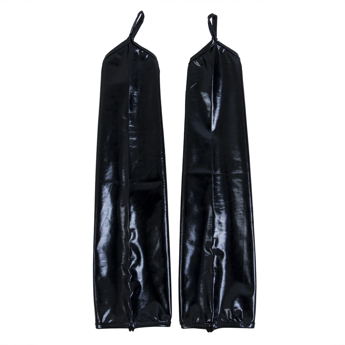 Sexy Womens Gloves Adult Wet Look Latex PVC Leather Fetish Costume Accessory