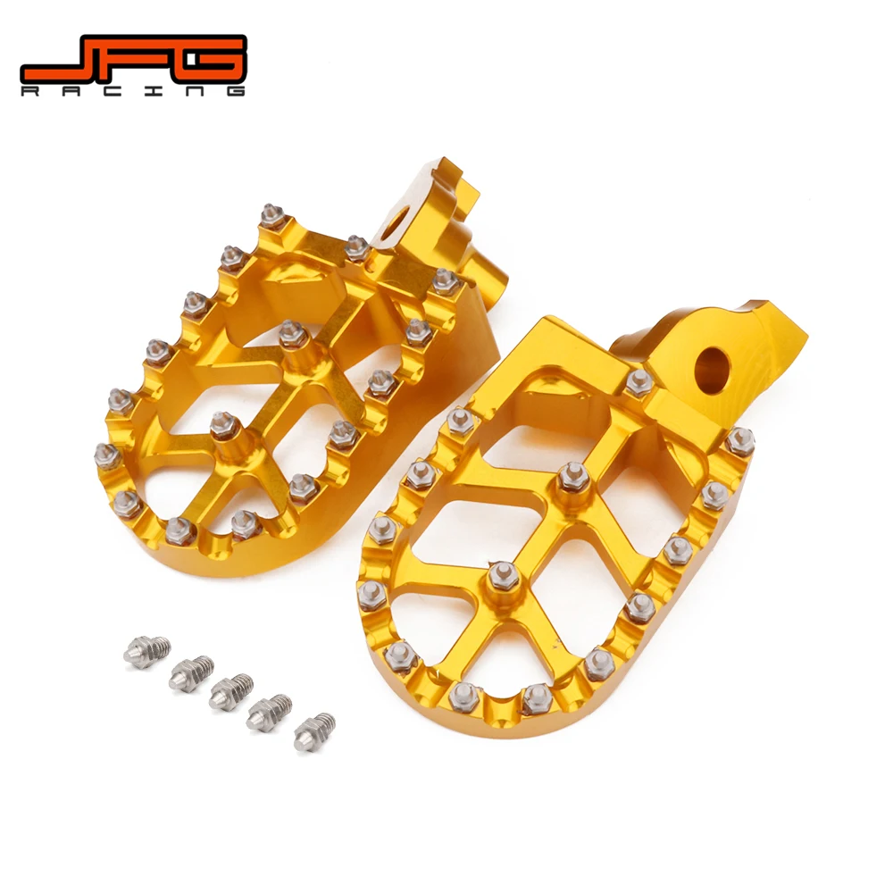 Motorcycle CNC Billet MX Foot Pegs Pedals Rests Footpegs For SUZUKI RMZ250 RMZ 250 2007 2008 2009 RMZ450 RMZ 450 2005 2006 2007 