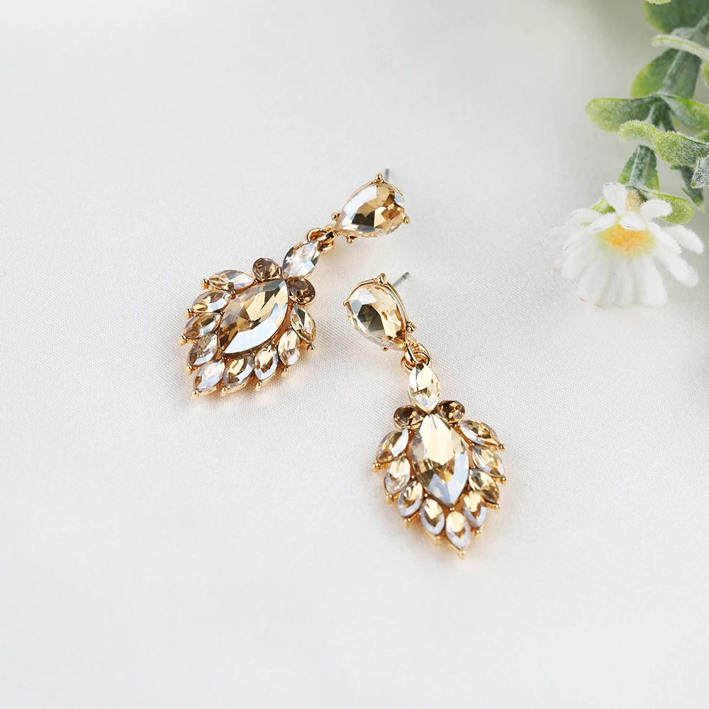 VEYO Classic Crystal Drop Earrings For Women Cute Shape Earrings Fashion Jewelry Wholesale