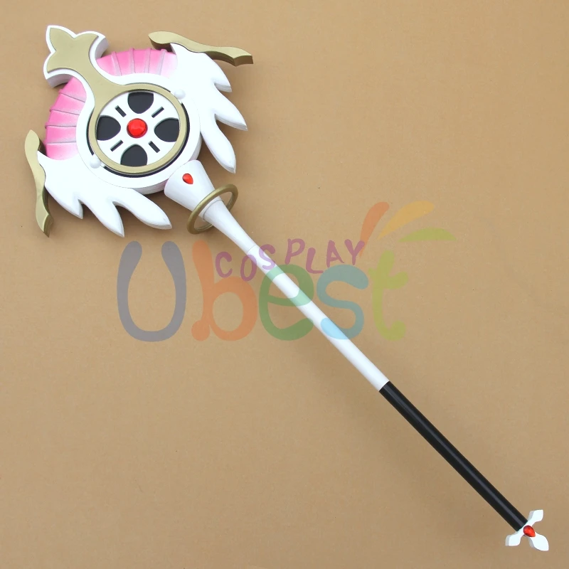 ELSWORD Aisha Elemental Master Wand PVC Cosplay Prop