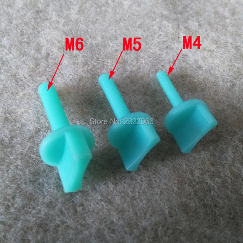 10pcs M4/M5/M6 plastic screws PC transparent bolt PC hand thumb Screw M4/M5/M6*L RC Model accessories