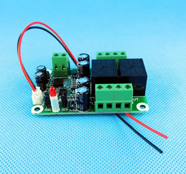 AC/DC Stereo Audio Amplifier Speaker Protection Board Boot Delay DC Protect AC 6-20V or DC 8-32V 12V POWER