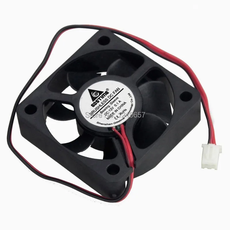 

20 Pieces LOT Gdstime 50mm 50x50x15mm 5CM 5015s DC 12V 2P Brushless Heatsink Cooling Exhaust Fan