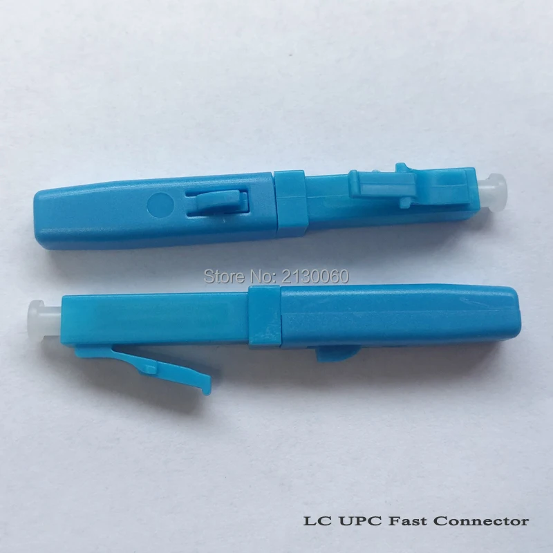 LC UPC APC Single Mode Fiber Optic Quick Connector, Embedded Type FTTH Fiber Optic Fast Connector, Customized, 10Pcs Lot