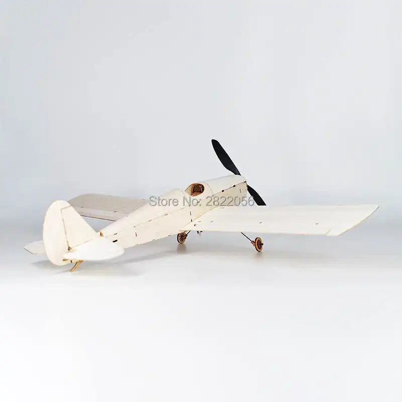 Mini aereo RC Kit di aeroplani in legno di balsa tagliato al laser Kit di costruzione di modelli Spacewalker