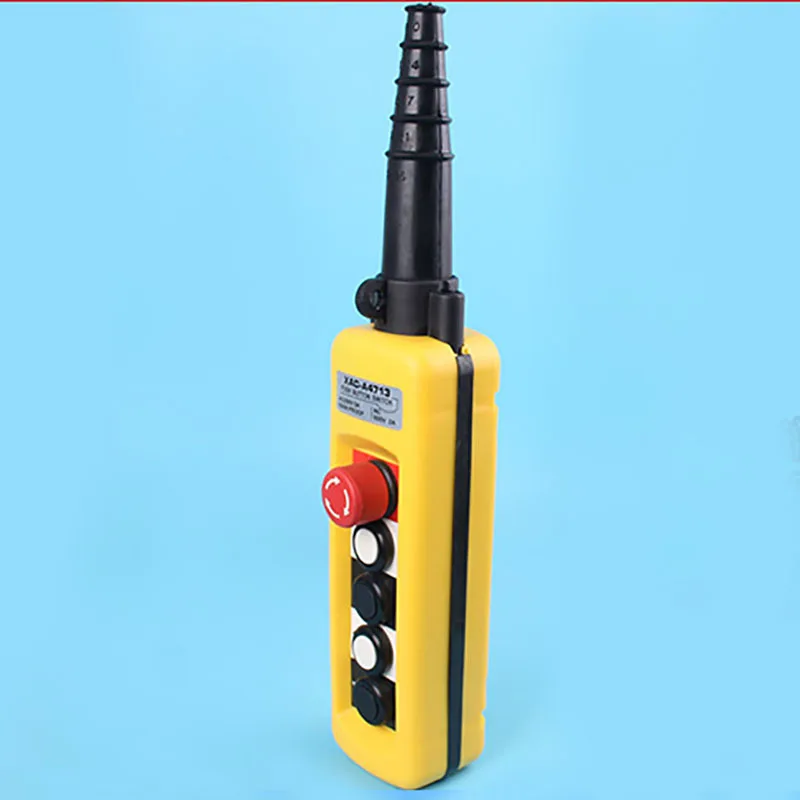 XAC-A4713 Motor-driven Gourd Lifting Button Control Switch Single Speed Crane Driving Remote Control Handle Rain-proof Type