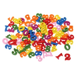 MagiDeal Colorful 100 Pieces Wooden Numbers for Children Kids Math Learning Educational Toys Kindergarten School Teaching Tool