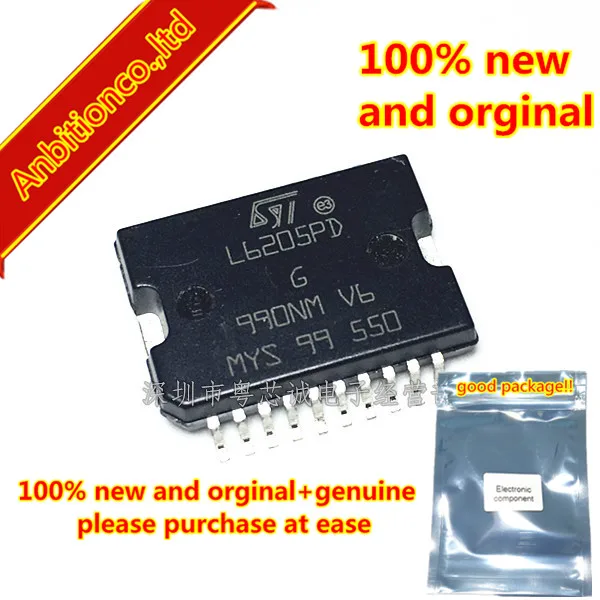 

10pcs 100% new and orginal L6205PD013TR L6205PD SOP-20 DMOS DUAL FULL BRIDGE DRIVER in stock