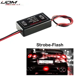 iJDM 12V-24V GS-100A Flash Strobe Module Controller Box For Car Truck Motorcycle Brake Stop Light and Additional Brake Lights