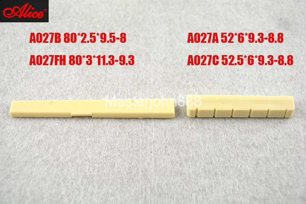 Lots of 10pcs Alice A027A/C/B/FH Classical Nut/Saddle Ivory