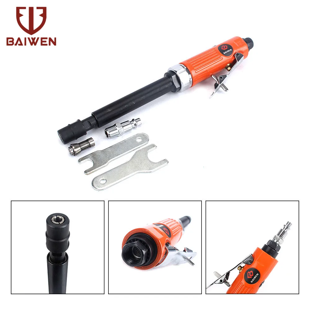 1/4 "1/8" Extended AIR DIE Grinder Grinding Mill Engraving Alat Pneumatik Mesin Ukiran