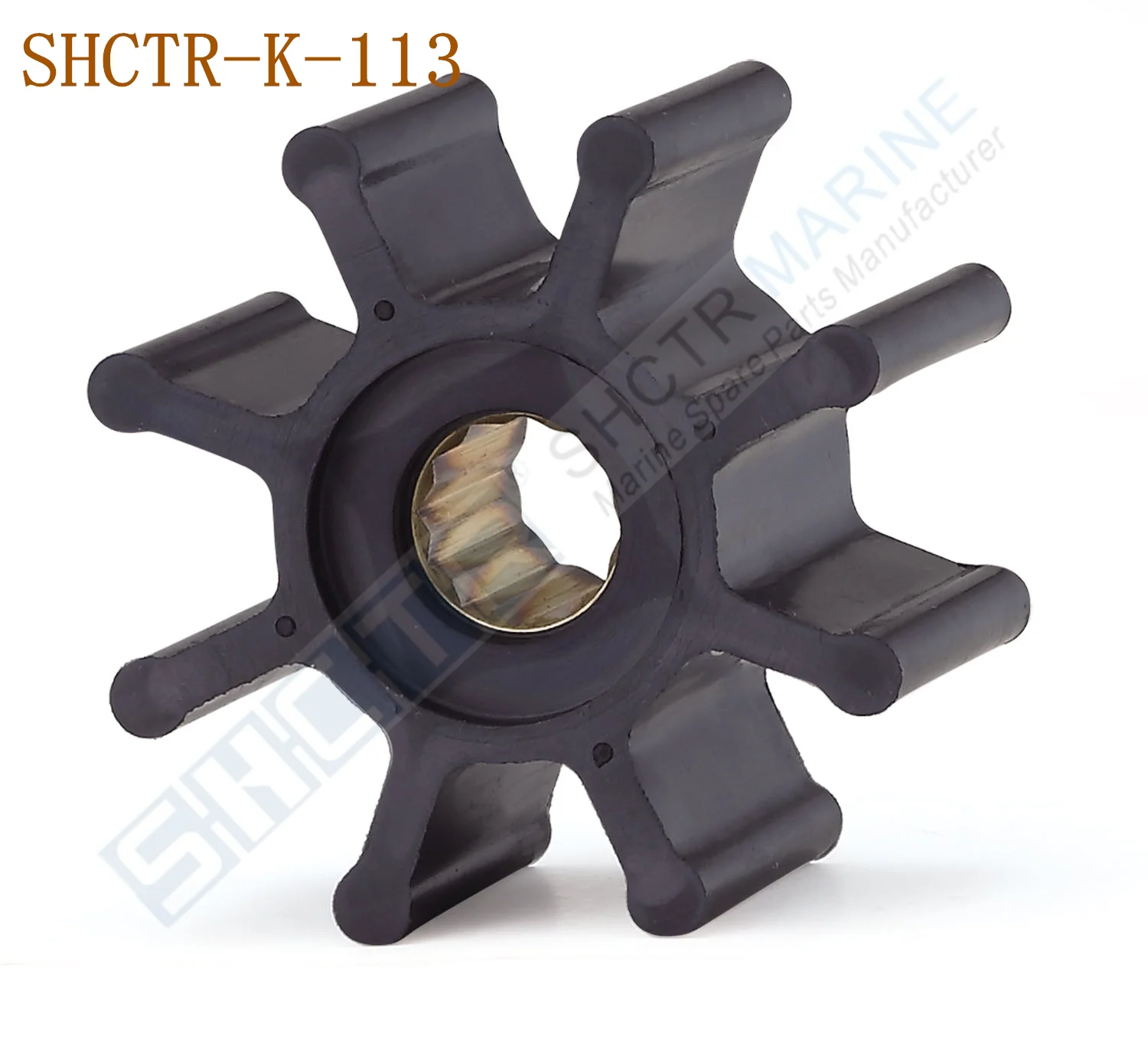 SHCTR Flexible Impeller for JABSCO 11979-0001,JMP 7200,DJ Pump 08-40-0801,DOOSAN 60.06804-0005