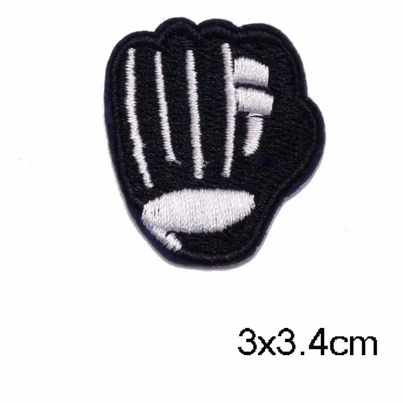 Mix Design Football Soccer Embroidered Patches Iron On Stickers Diy Sport Balls Appliques for Jeans Clothes Backpack Motif Badge