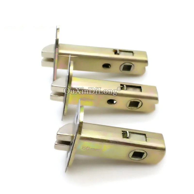 10PCS European Narrow Mortise Lock Lock body Anti-theft Security Lock Cylinder Door Lock Repair Parts Center Distance 50/60/70mm