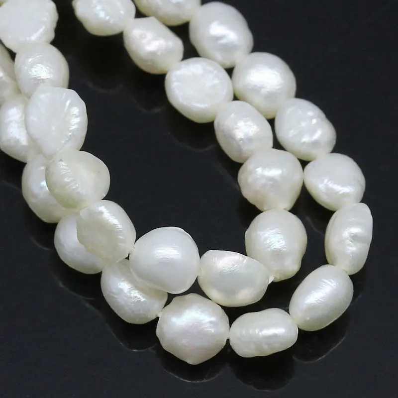 DoreenBeads Created pearl Loose Beads Natural 6.5x5mm-5x4.5mm,34.5cm long,Approx 62PCs (B25002) yiwu