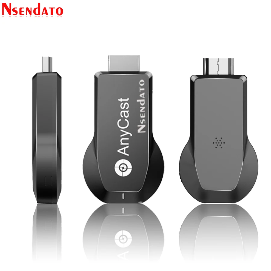 Anycast M100 2.4G/5G 4K Miracast Any Cast Bezprzewodowy Adapter Wifi do Wyświetlania Obrazu z DLNA AirPlay TV Stick dla IOS Android PC