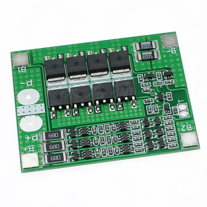 BMS 3S/4S, 40 А, 12 В, защита литий-ионных аккумуляторов 18650, PCB плата, балансировочные интегральные схемы, электронный модуль