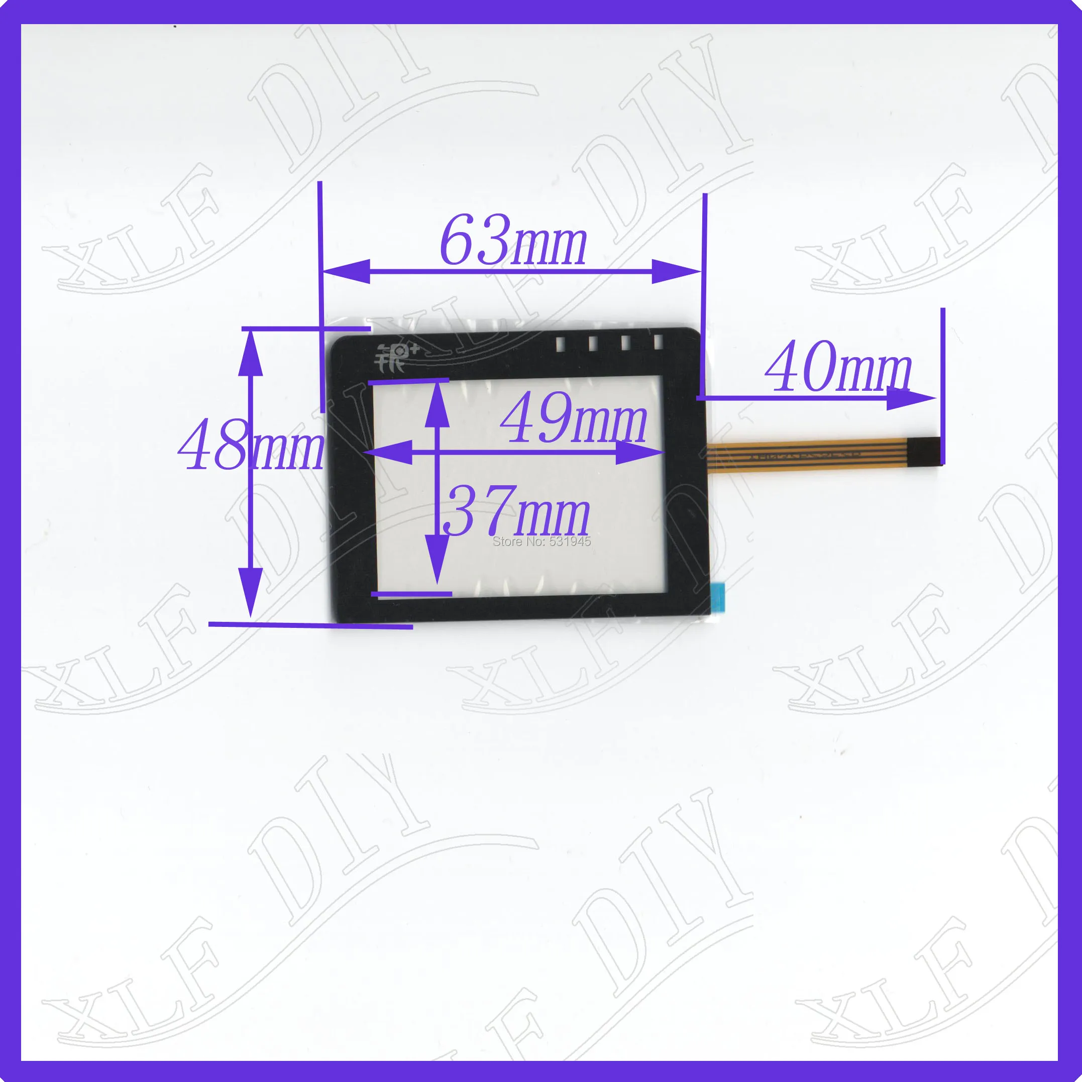 ZhiYuSun New AN3762 2.8inch TOUCH Screen panels  63mm*48mm  for GPS  or commercial use post 63*48