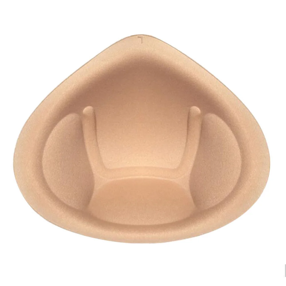 

1 pair Intimates Accessories Insert Push Up Bra Pads Enhancer triangle Inserts Chest Cups Breast Bra Sponge Pad Adjustable New