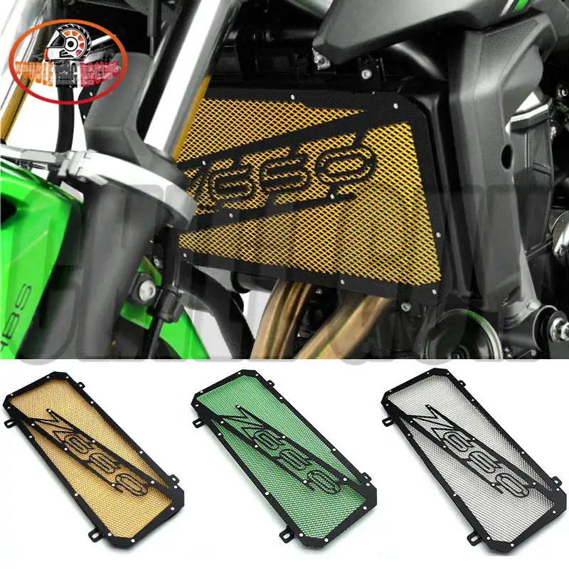 Motorcycle Radiator Guard Grille Oil Cooling Cooler Cover Protector Fits For Z650 Z-650 2017 2018 2019 2020 2021 2022 z650 2022