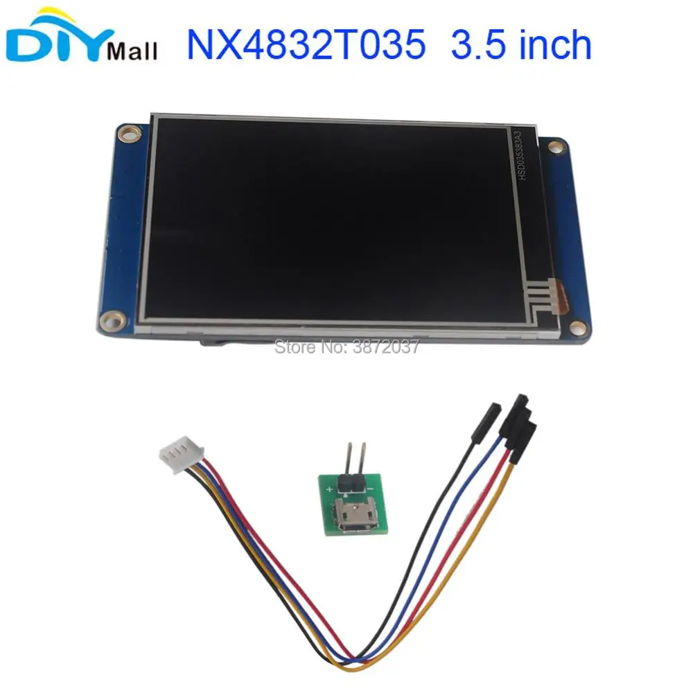 

Nextion 3.5" TFT 480x320 NX4832T035 HMI Resistive Touch Screen UART Smart Display Module for Arduino Raspberry Pi ESP8266