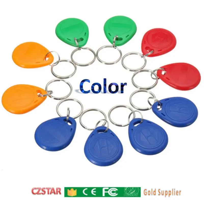 

100pcs em4305 t5577 Copy Rewritable Writable Rewrite Duplicate RFID Tag Proximity ID Token Key Keyfobs Ring 125Khz Blank Access