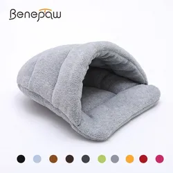 Benepaw Quality Warm House Cat 10 Colors Hot Sale Cozy Soft Cat Sleep Bag Kitten Portable Winter Autumn Pet Bed Cat XS/S/M/L