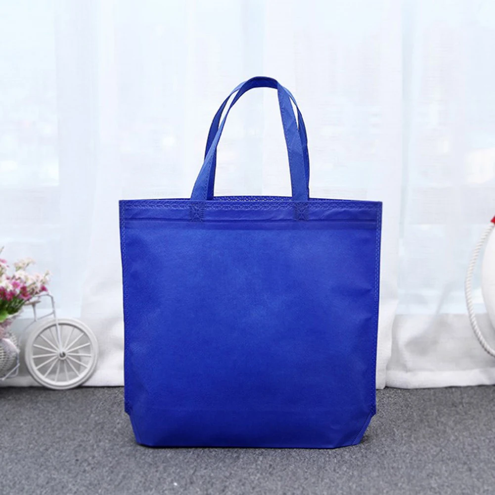 Reusable Large Canvas Cotton Fabric Shopper Bag Women Shoulder Tote Non-woven Environmental Case Organizer Multifunction YJ221