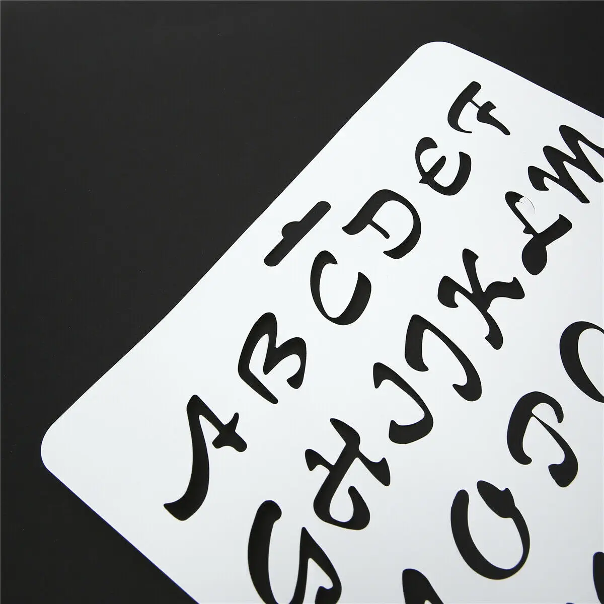 3 Style Letter Alphabet Prepainted Ruler Spray Mask Layering Stencils Template Stamp Painting Paper Card Embossing Craft ABC