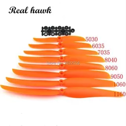 Airplane Propell 4pcs/lot EP5030/6035/7035/8040/8060/9050/1060/1160 Props For RC Model Aircraft Replace GWS