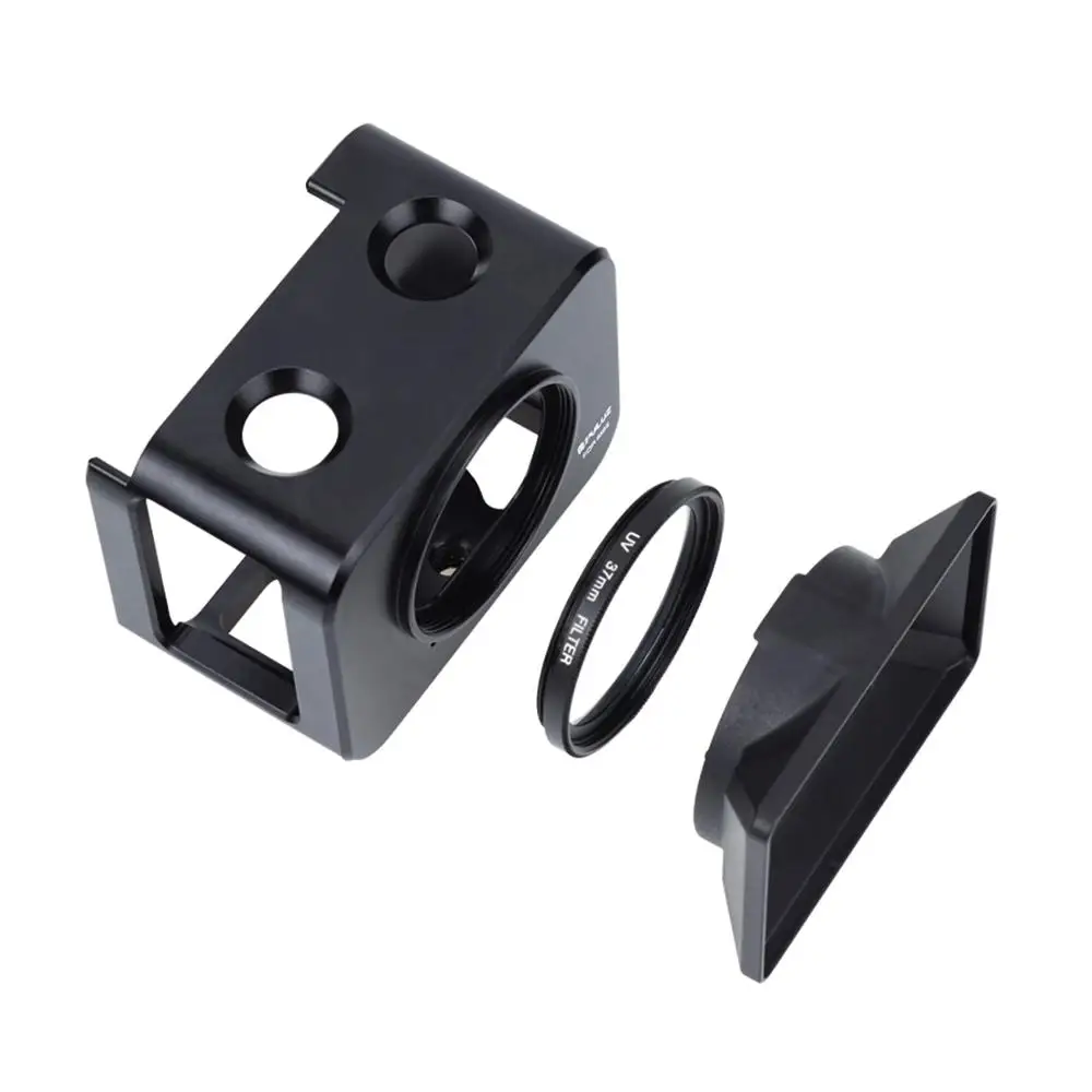 PULUZ-Gaiola protetora de liga de alumínio, Lente Filtro UV, Pára-sol com parafusos, Sony RX0, RX0 II, 37mm