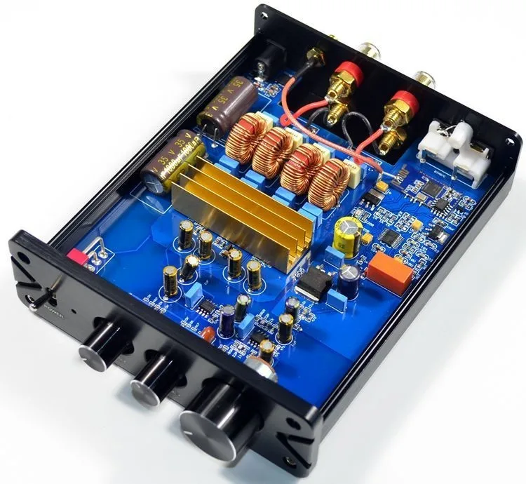 Bluetooth 5.0 TPA3116 2-канальный цифровой аудио стереоусилитель мощностью 200 Вт Bluetooth с ЦАП PCM5102 аудиодекодер