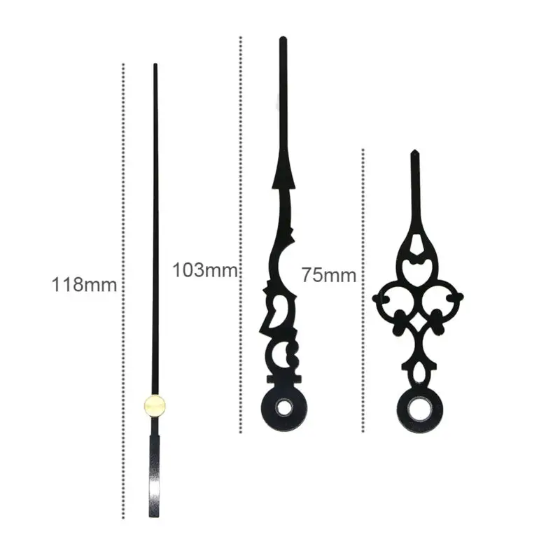 5Pcs DIY Wall Quartz Clock Movement Pointer Hands Repair Tool Part Kit Replacement G